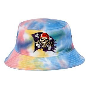 Pirate Skull Flag Tie Dye Newport Bucket Hat