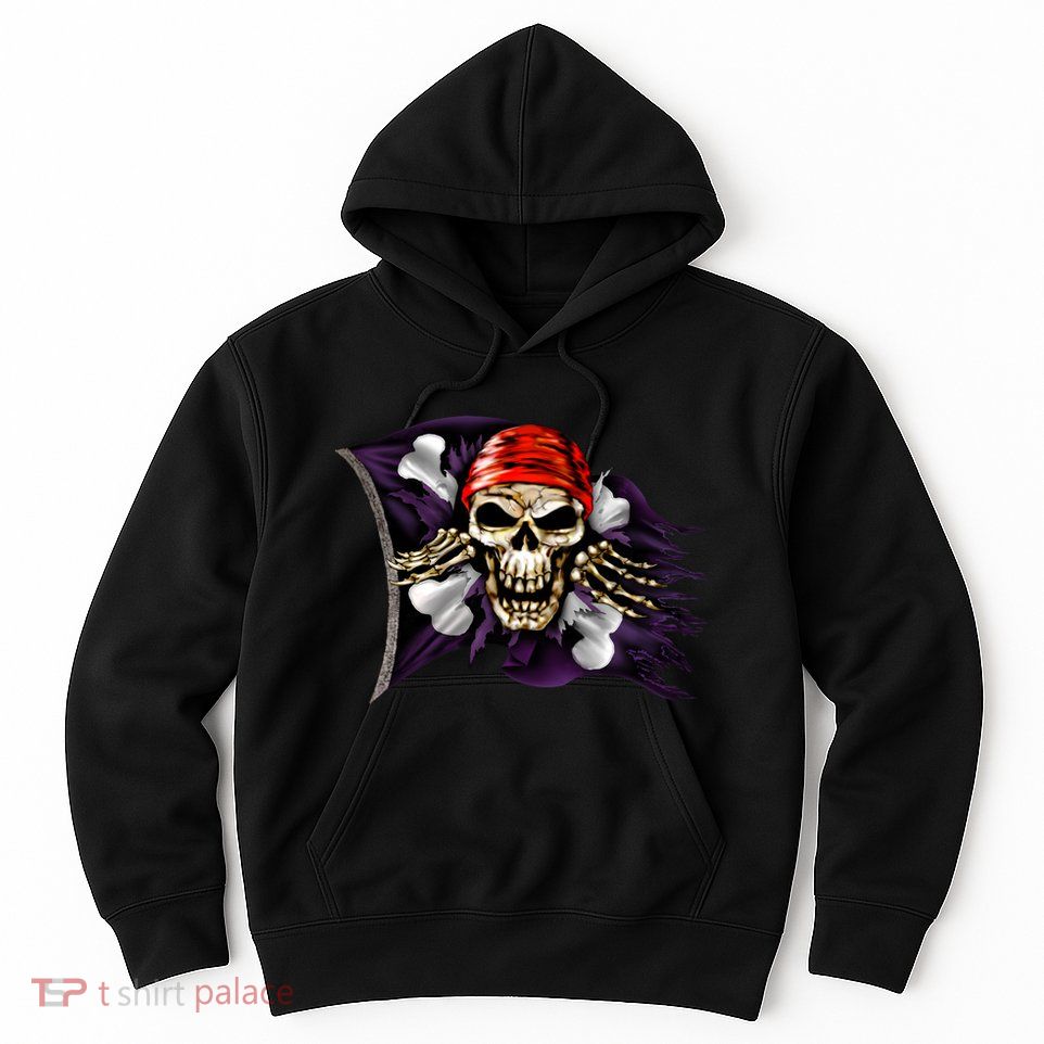 Pirate Skull Flag Hoodie