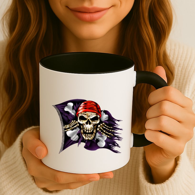Pirate Skull Flag Mug