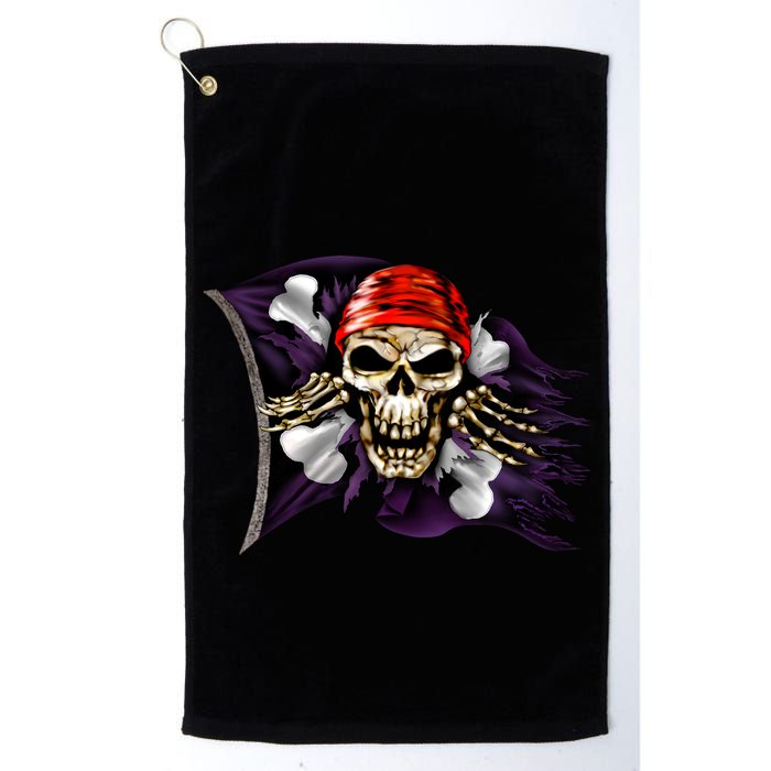 Pirate Skull Flag Golf Towel