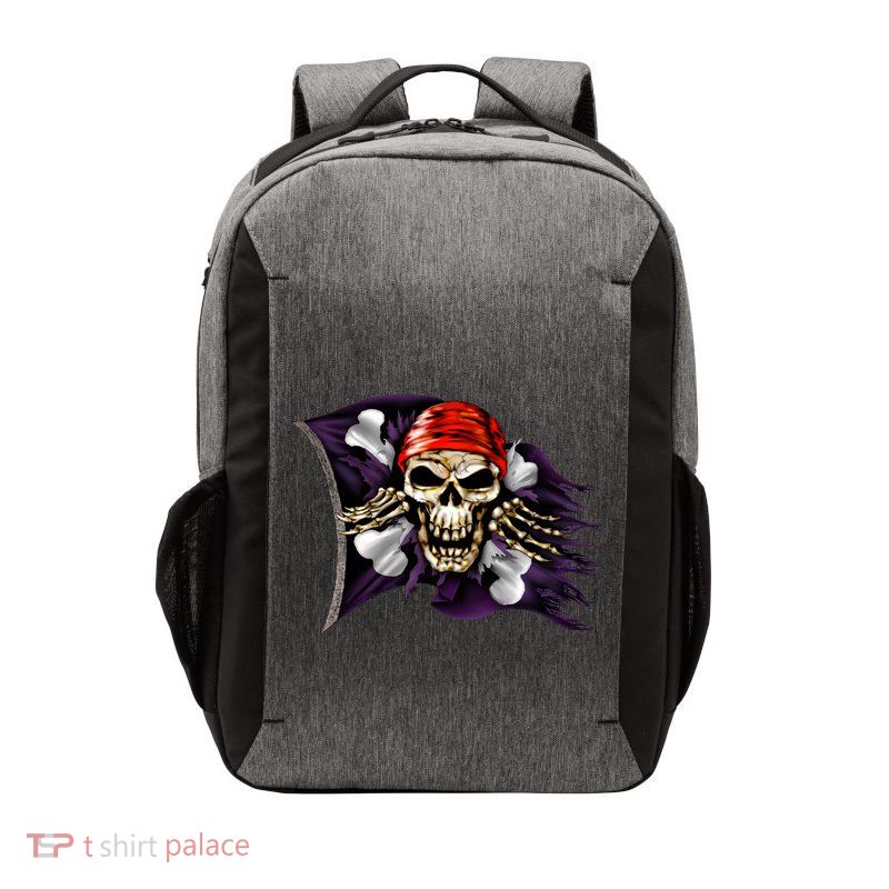 Pirate Skull Flag Vector Backpack
