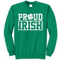 Proud Irish St. Patrick's Day Shamrock Lucky Sweatshirt