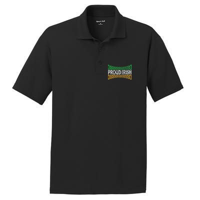 Proud Irish St. Patrick's Day Colorful Celtic Pride PosiCharge RacerMesh Polo