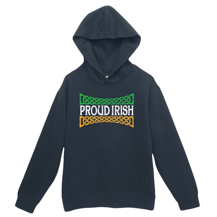 Proud Irish St. Patrick's Day Colorful Celtic Pride Urban Pullover Hoodie