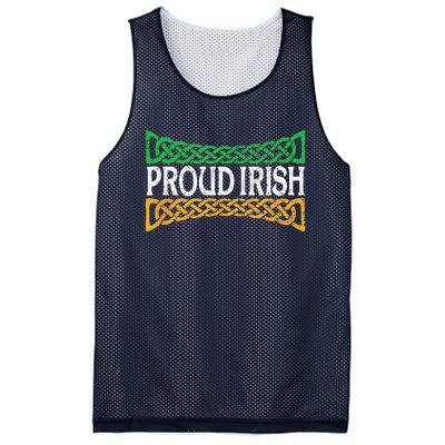 Proud Irish St. Patrick's Day Colorful Celtic Pride Mesh Reversible Basketball Jersey Tank