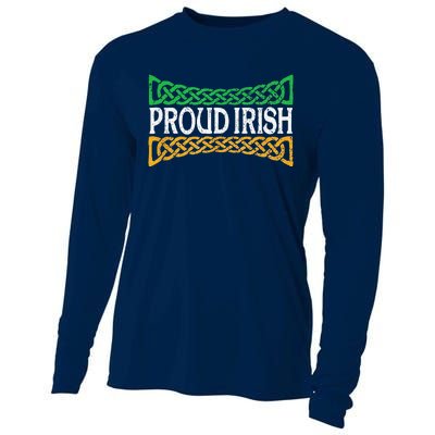 Proud Irish St. Patrick's Day Colorful Celtic Pride Cooling Performance Long Sleeve Crew