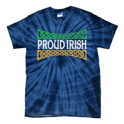 Proud Irish St. Patrick's Day Colorful Celtic Pride Tie-Dye T-Shirt