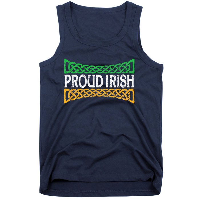 Proud Irish St. Patrick's Day Colorful Celtic Pride Tank Top