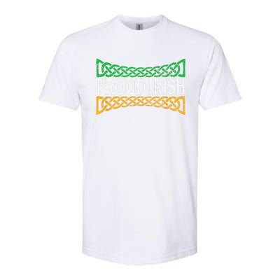 Proud Irish St. Patrick's Day Colorful Celtic Pride Softstyle CVC T-Shirt