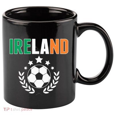 Proud Ireland Soccer Fans Jersey Support Irish Football 11oz C Handle Ceramic Mug