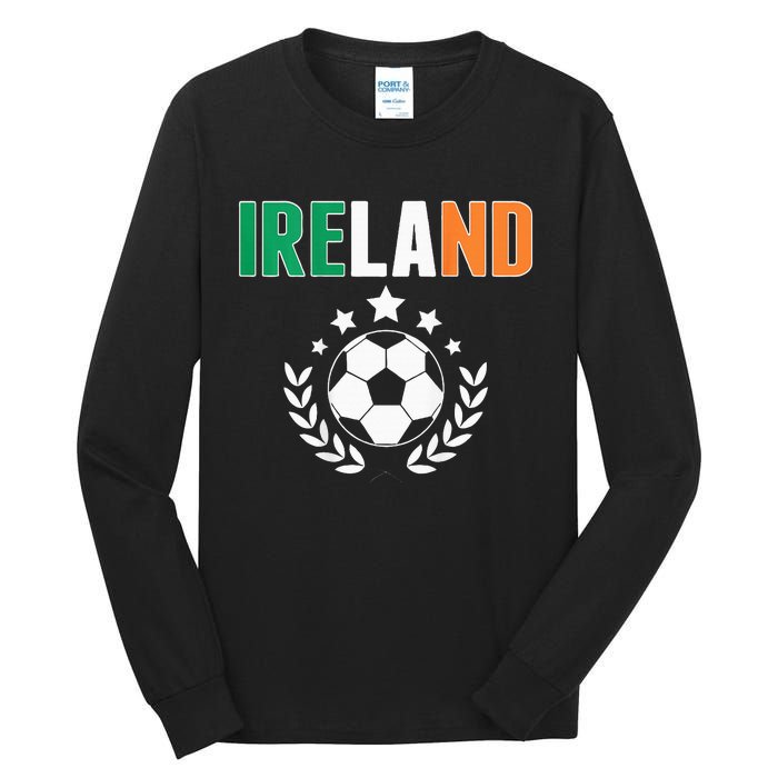 Proud Ireland Soccer Fans Jersey Support Irish Football Tall Long Sleeve T-Shirt