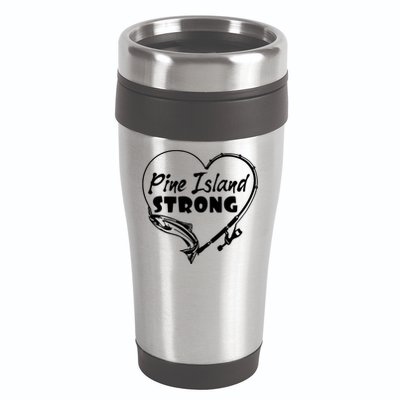 Pine Island Strong 16oz Travel Tumbler