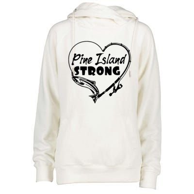 Pine Island Strong Womens Funnel Neck Pullover Hood