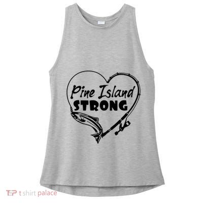 Pine Island Strong Ladies PosiCharge Tri-Blend Wicking Tank