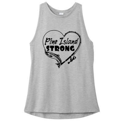 Pine Island Strong Ladies PosiCharge Tri-Blend Wicking Tank