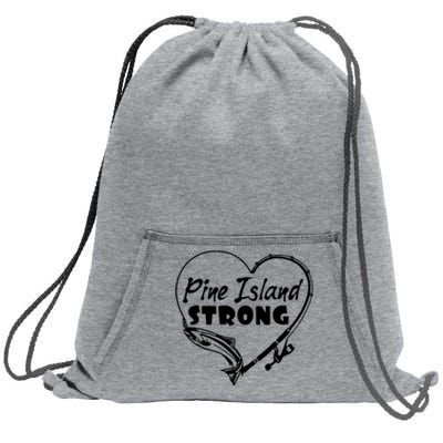 Pine Island Strong Sweatshirt Cinch Pack Bag