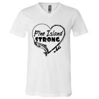 Pine Island Strong V-Neck T-Shirt