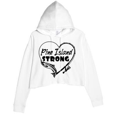 Pine Island Strong Crop Fleece Hoodie