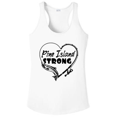 Pine Island Strong Ladies PosiCharge Competitor Racerback Tank