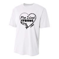 Pine Island Strong Youth Performance Sprint T-Shirt