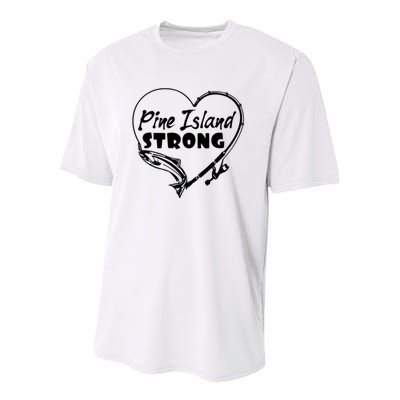 Pine Island Strong Youth Performance Sprint T-Shirt