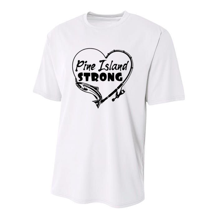 Pine Island Strong Youth Performance Sprint T-Shirt