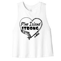 Pine Island Strong Women's Racerback Cropped Tank