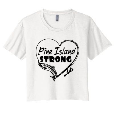 Pine Island Strong Women's Crop Top Tee