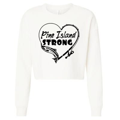 Pine Island Strong Cropped Pullover Crew