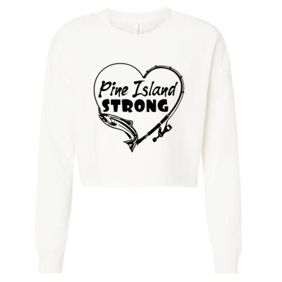 Pine Island Strong Cropped Pullover Crew