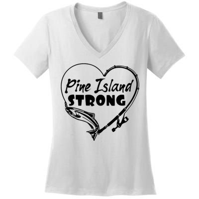Pine Island Strong Women's V-Neck T-Shirt
