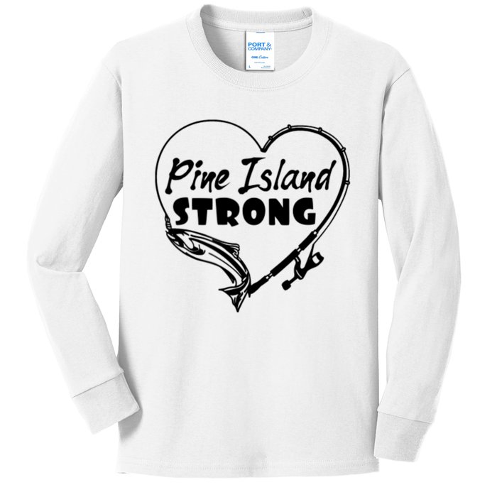 Pine Island Strong Kids Long Sleeve Shirt