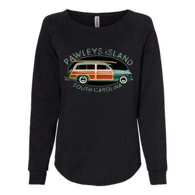 Pawleys Island South Carolina Surfing Womens California Wash Sweatshirt