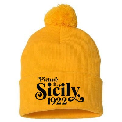 Picture It Sicily 1922 Pom Pom 12in Knit Beanie