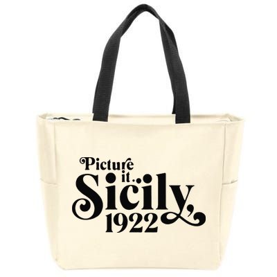 Picture It Sicily 1922 Zip Tote Bag