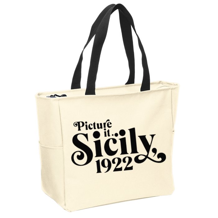 Picture It Sicily 1922 Zip Tote Bag