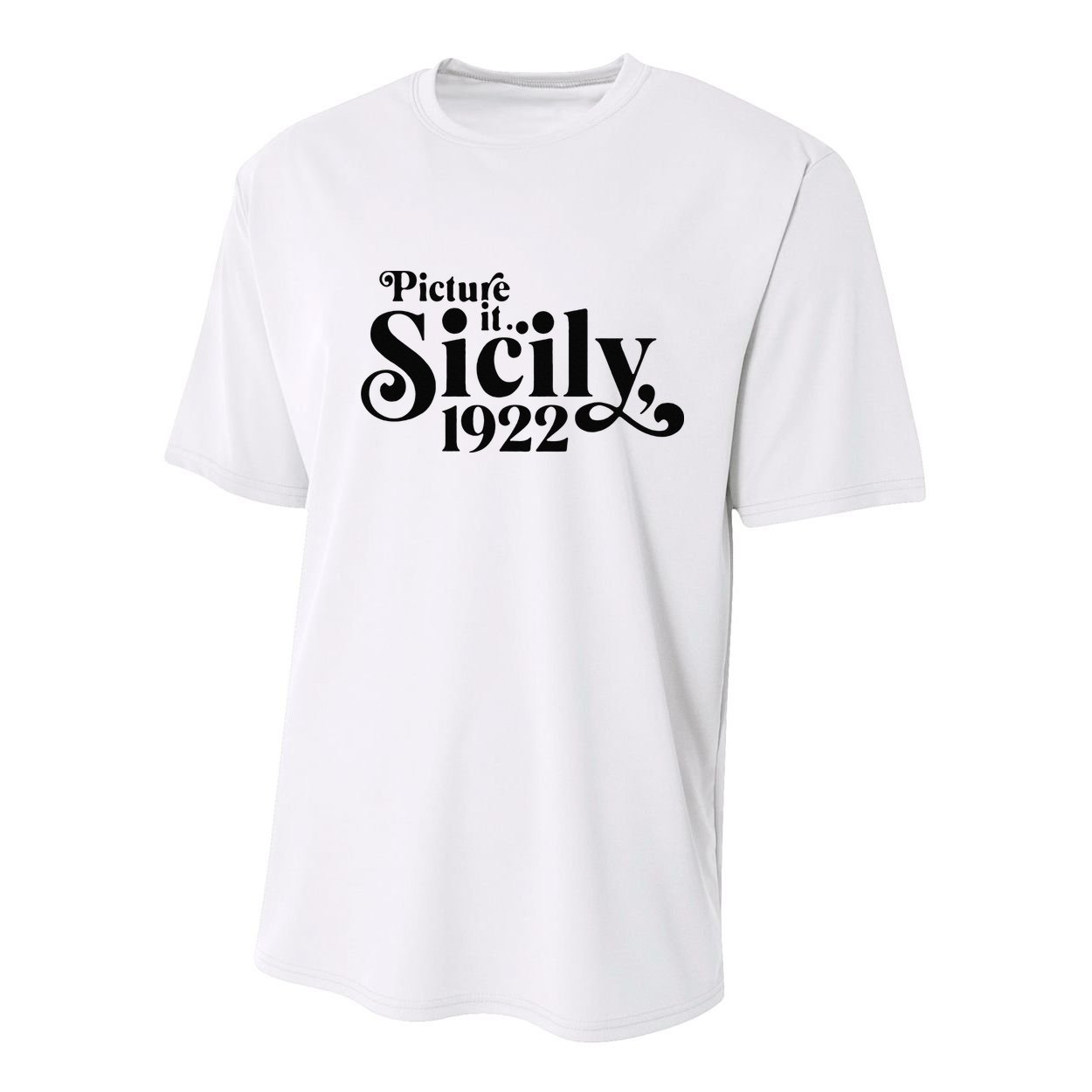 Picture It Sicily 1922 Youth Performance Sprint T-Shirt