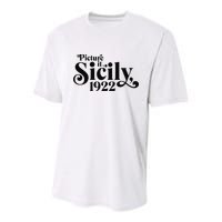 Picture It Sicily 1922 Youth Performance Sprint T-Shirt