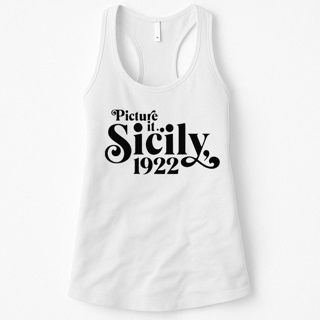 Picture It Sicily 1922 Womens Tank Top