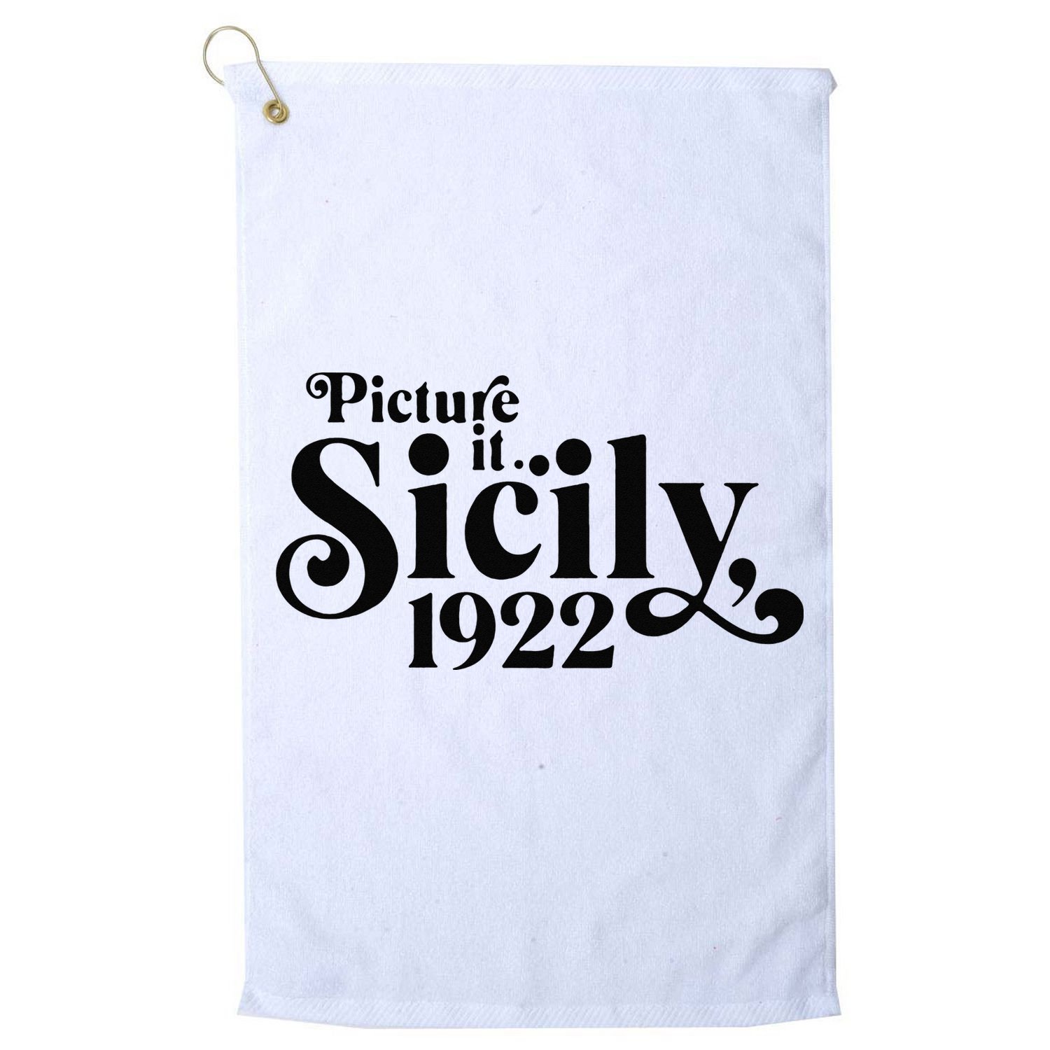 Picture It Sicily 1922 Golf Towel