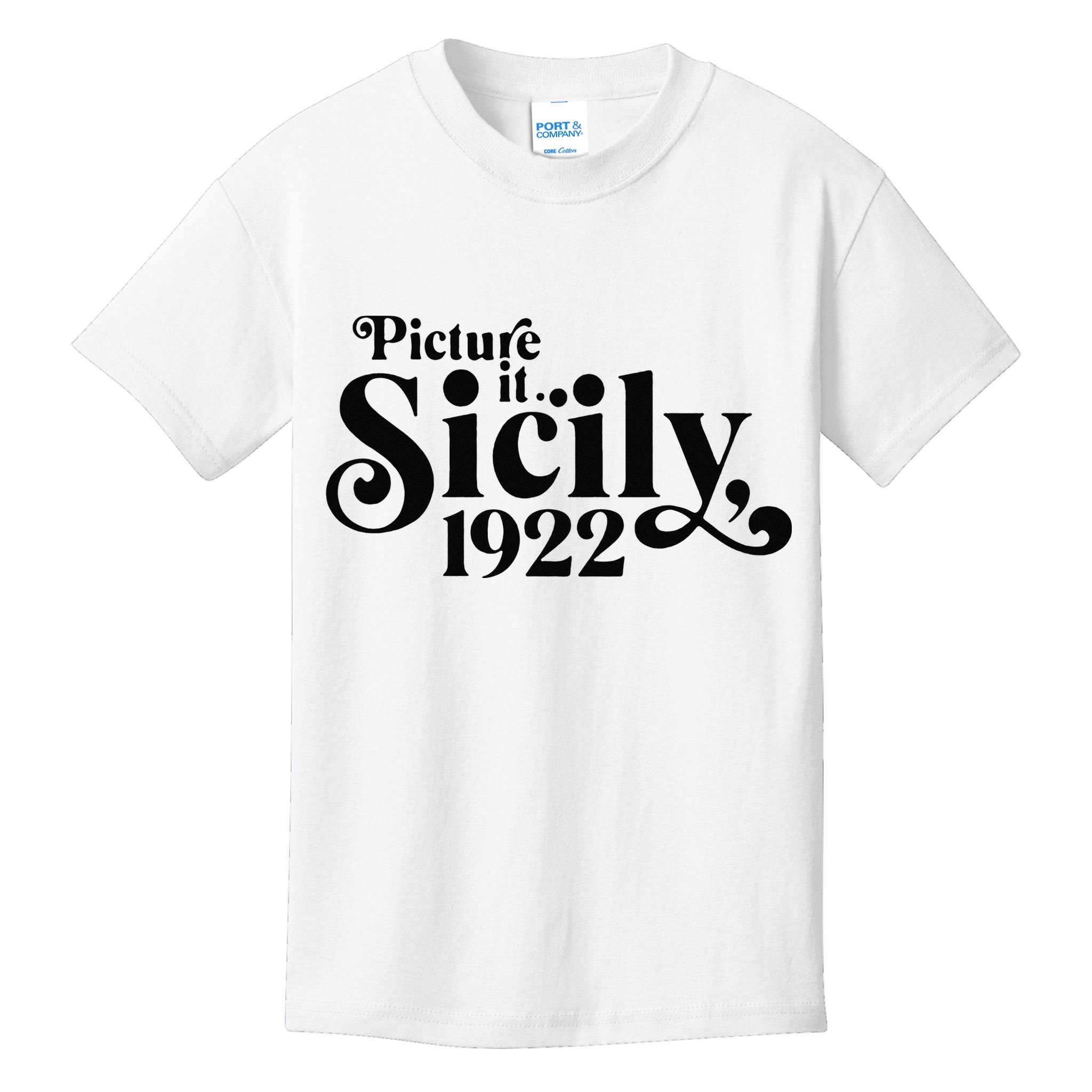 Picture It Sicily 1922 Kids T-Shirt