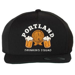 Portland Ing Squad Maine Homebrewing Me Brewery Gift Wool Snapback Cap