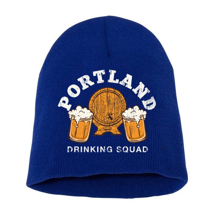 Portland Ing Squad Maine Homebrewing Me Brewery Gift Short Acrylic Beanie