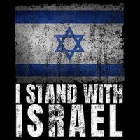 Pro Israel Supporter I Stand With Israel Patriotic USA Flag Flatbill Hat