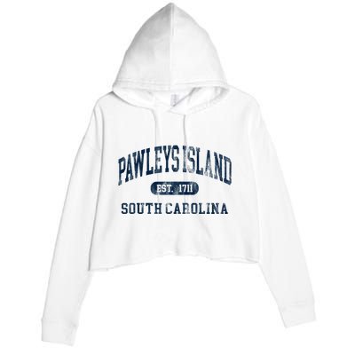 Pawleys Island South Carolina Crop Fleece Hoodie