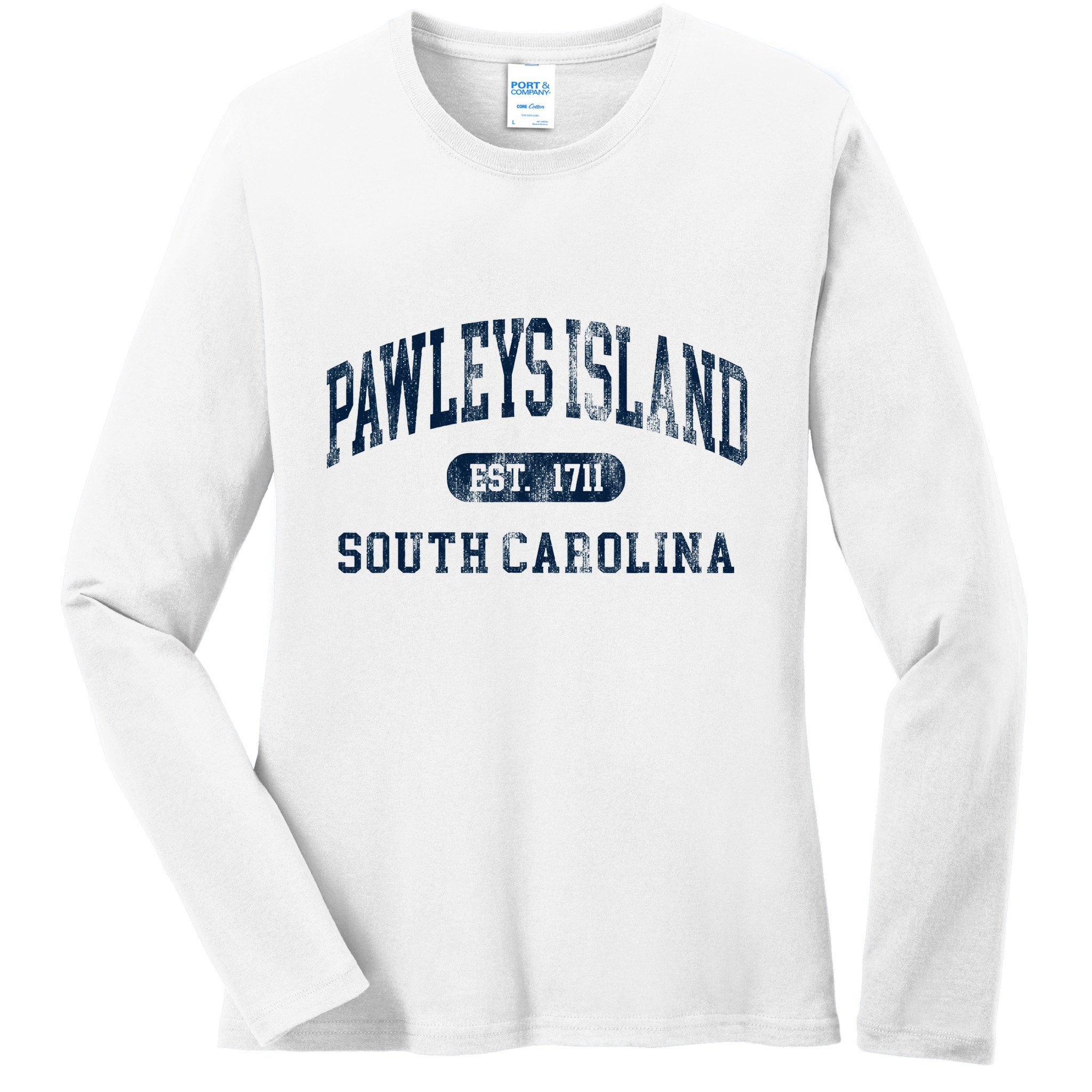 Pawleys Island South Carolina Ladies Long Sleeve Shirt