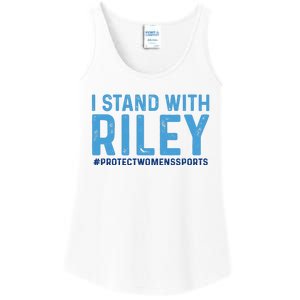 #ProtectWomensSports I Stand With Riley Gaines Ladies Essential Tank