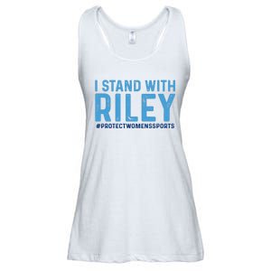 #ProtectWomensSports I Stand With Riley Gaines Ladies Essential Flowy Tank