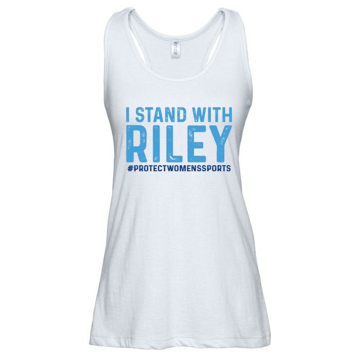 #ProtectWomensSports I Stand With Riley Gaines Ladies Essential Flowy Tank