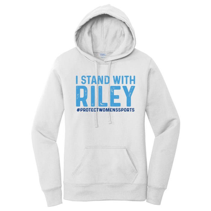 #ProtectWomensSports I Stand With Riley Gaines Women's Pullover Hoodie